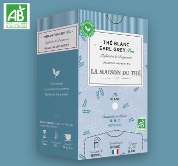 Thé blanc Earl Grey Bio Parfumé à la Bergamote