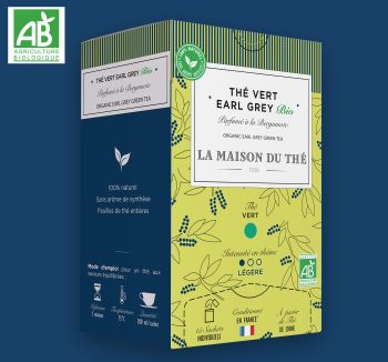 Thé vert Earl Grey BIO BIO Parfumé à la Bergamote