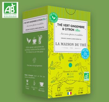 Thé vert Gingembre & Citron BIO
