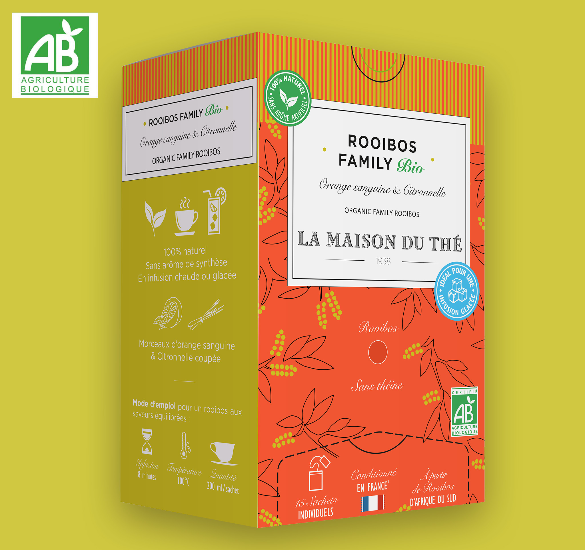 Rooibos Family Bio Orange et Citronelle