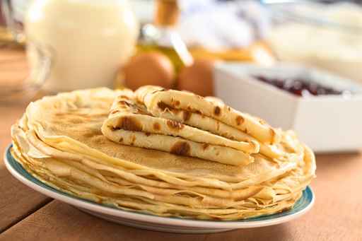 Crêpes au thé noir à la vanille de Madagascar